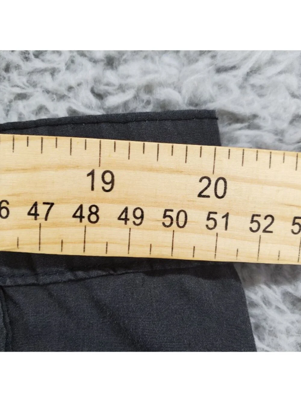 Hurley Shorts Mens 38 Gray Classic Flat Front  Chino *Read*